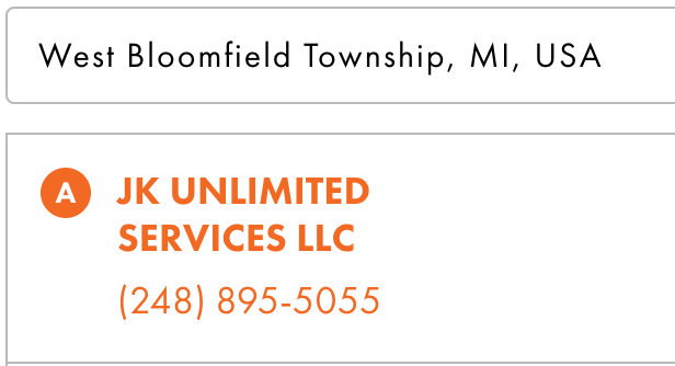 JK Unlimited Services Top Contractor in West Bloomfield