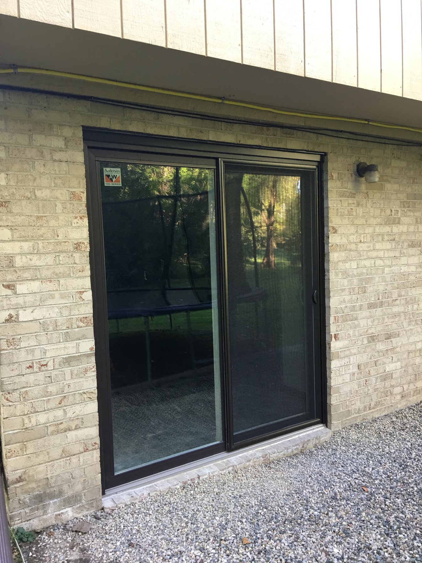 New sliding patio door installed by JK Unlimited