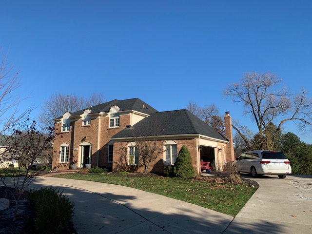 Complete roof replacement with architectural shingles